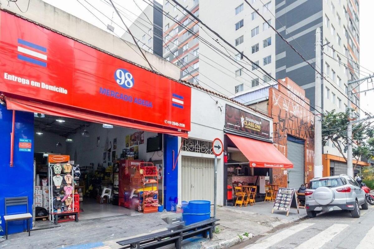 Refinado Studio No Bras Com Piscina/Metro Bras Sao Paulo Dış mekan fotoğraf